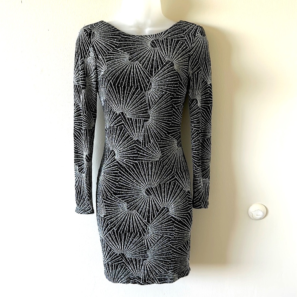Silver shimmer dress